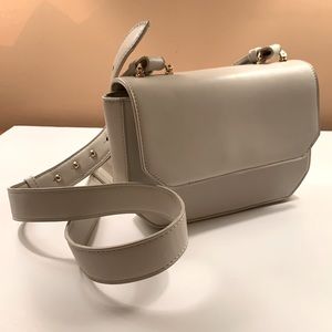 Madison West white crossbody bag